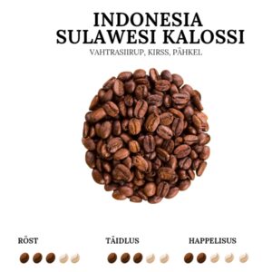 Indoneesia Sulawesi Kalossi kvaliteetkohv